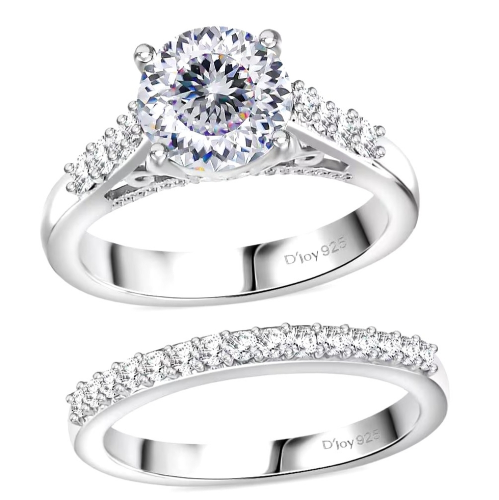 Strontium Titanate Women's Ring Set